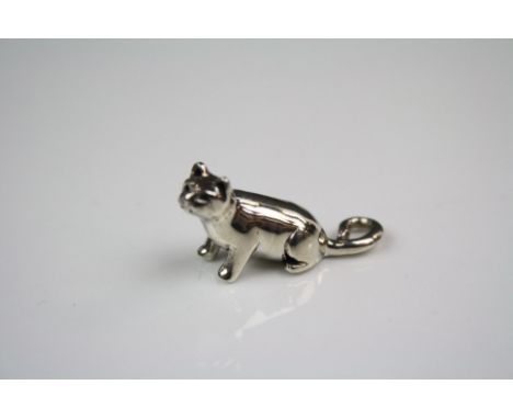 Silver Figure of a Cat