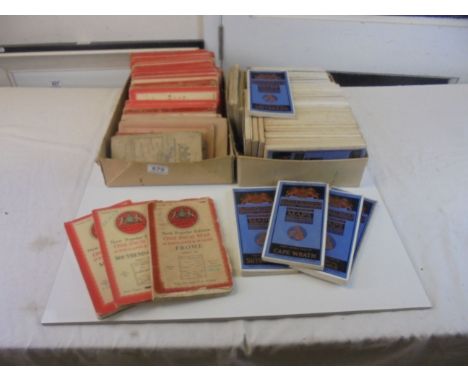 Approximately 24 Folded Ordnance Survey ' New Popular Edition One-Inch Maps ' together with approximately 41 Bartholomews Rev