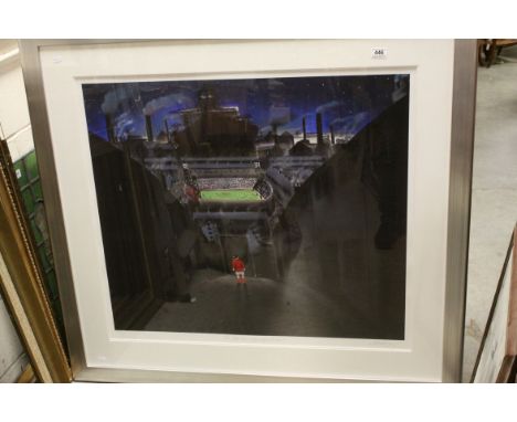 Mackenzie Thorpe Gilcee Signed Limited Edition Print from  ' The Game of Life ' exhibition (an exhibition based on football a