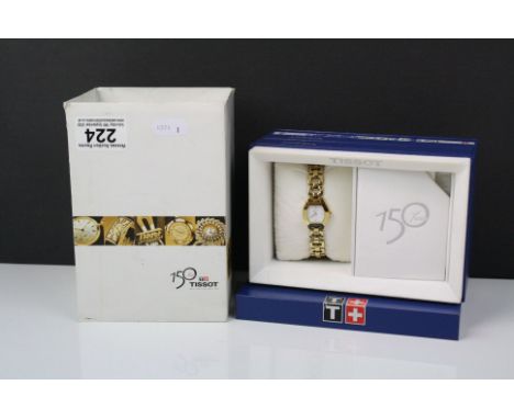 Tissot Ladies Gold Plated Analogue Watch in original 150th year box