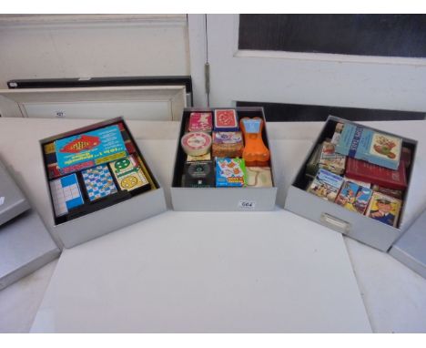 Two Boxes of Various Playing Cards Packs including Concorde, British Airways, Harry Potter, Pepys, Victory, Jaques, Singer se