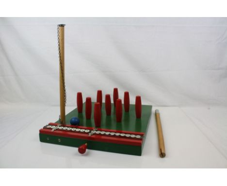 Chad Valley Boxed Table Top Skittle Game