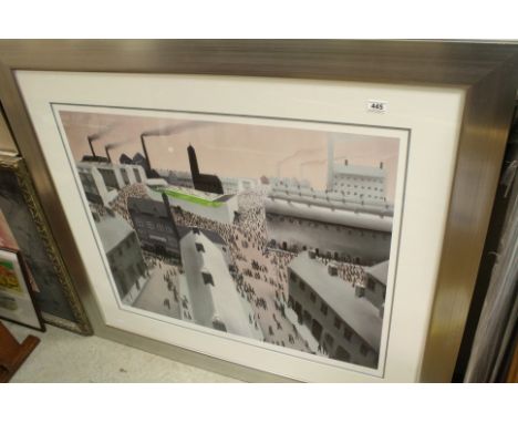 Mackenzie Thorpe Gilcee Signed Limited Edition Print from  ' The Game of Life ' exhibition (an exhibition based on football a