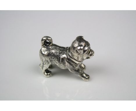 Silver figure of a Dog