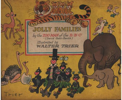 First Edition Jolly Families by the Zoo Man of the BBC hardback 1946 book .Inscribed 1953. Good condition. All autographs com