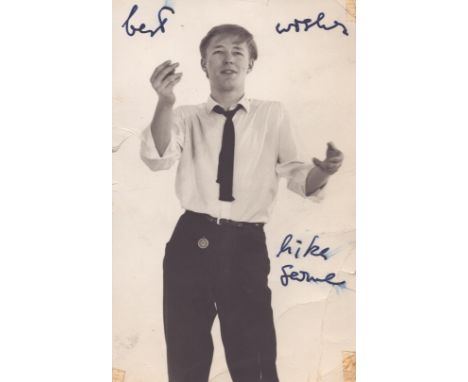 Mike Sarne 1960s Singer Signed Vintage Photo. Good condition. All autographs come with a Certificate of Authenticity. We comb