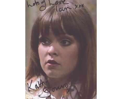 Kathy James Singer / Corrie Actress Signed Photo. Good condition. All autographs come with a Certificate of Authenticity. We 
