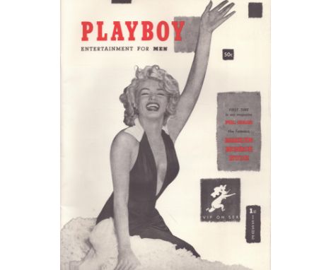 1st Issue of Playboy with the first time in any magazine full colour Marilyn Monroe nude photo. Reprint. Good condition. All 