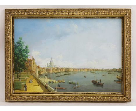 AFTER GIOVANNI ANTONIA CANAL, CALLED CANALETTO (ITALIAN 1697-1768)The Thames from Somerset House Terrace looking towards the 