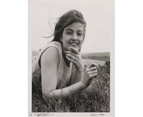 *CHRISTINE KEELERRay Bellisario (1936-2018): 'Freedom - First Day Out Of Prison, Lying In A Field' Signed By Christine Keeler