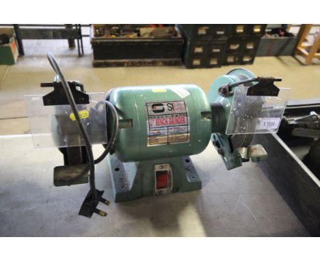 An SIP heavy duty 6" dual wheel bench grinder