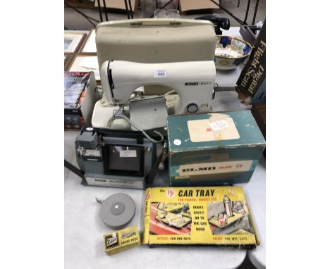 A RETRO 'NECCHI' SEWING MACHINE ELMO BOXED ITEM ETC 