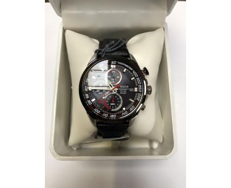A GENTS BOXED 'PULSAR' SOLAR CHRONOGRAPH WATCH 