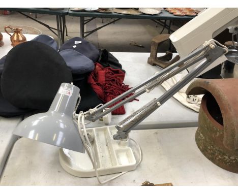 A RETRO ANGLE POISE LAMP 