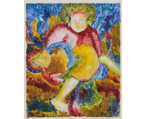 HELEN SEBIDI (SOUTH AFRICAN B.1943) STILL GOING ONsigned, titled and numbered A / P "Still going on" M.M.H.Sebidi lower margi