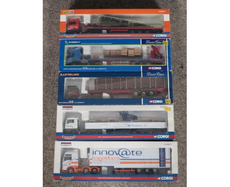 A collection of boxed Corgi limited edition die cast trucks. To include 'Hauliers of Renown' - Beck &amp; Pollitzer CC13422, 