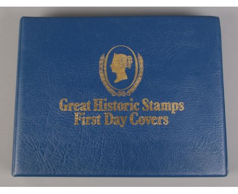 A complete album of sixty world first day covers, contained within the 'Great Historic Stamps First Day Covers' album.  