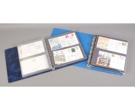 Two large albums containing a collection (approximately 172) of RAF first day covers, many limited edition examples.  
