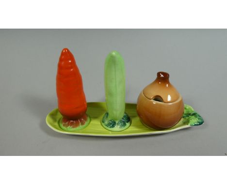 A Novelty Carlton Ware Vegetable Cruet 