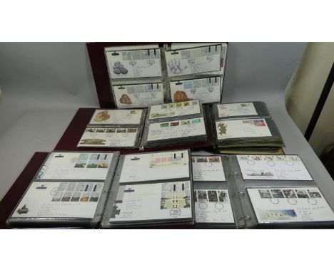 A Collection of Five Albums of First Day Covers 