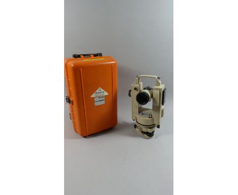 A Cased Pentax Theodolite, no. TH-200C, with Instruction Manual 