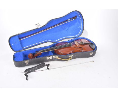 A Michael Poller violin, mid 20th Century
40cm two piece back, label Michael Poller Productao De Vioara Bucuresti, complete c