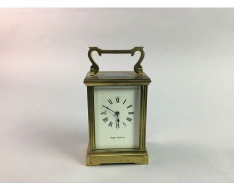 MAPPIN &amp; WEBB BRASS CARRIAGE CLOCK