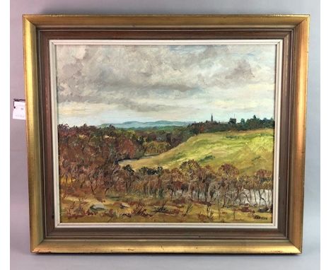 R A H CRAIG, ROSSLYN AND RIVER NORTH ESK oil on canvas, signed 50cm x 60cm Framed