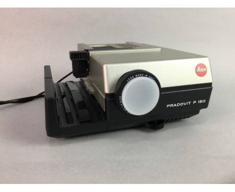 LEICA PROJECTOR, along with a projector screen
