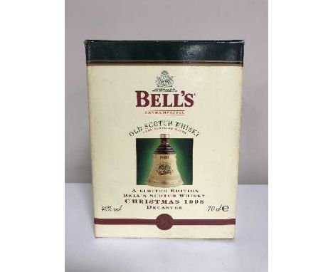 A Bell's Old Scotch Whiskey Christmas decanter, box and sealed - 1998