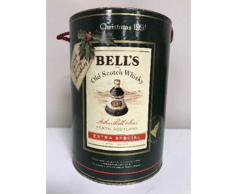 A Bell's Old Scotch Whiskey Christmas decanter, box and sealed - 1991