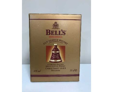 A Bell's Old Scotch Whiskey Christmas decanter, box and sealed - 1999
