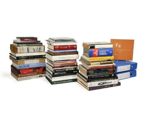 LITERATURE A COLLECTION OF REFERENCE BOOKS Relating to netsuke, inro and other Japanese works of art. (59)