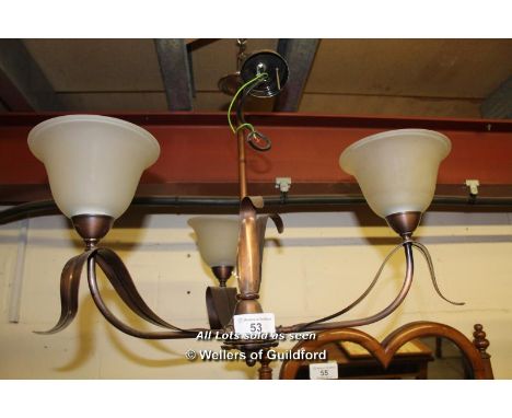*MODERN THREE ARM LIGHT FITTING  [0]