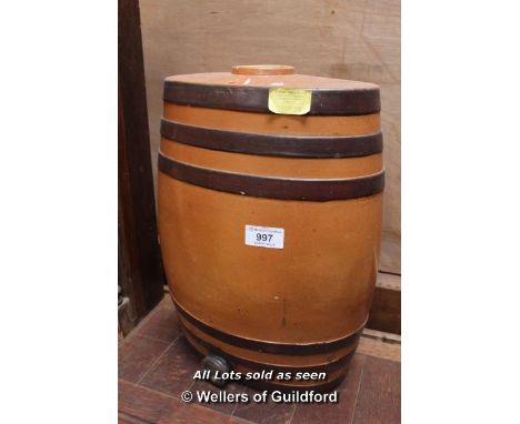 *CERAMIC SHERRY BARREL