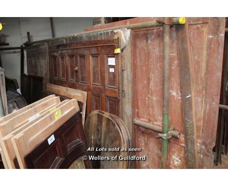 *RUN OF MAHOGANY PANELLING.1835MM ( 72.25" ) HIGH. PANEL 1 = 1150MM ( 45.25 ) WIDE. PANEL 2 = 1150MM ( 45.25 ) WIDE. PANEL 3 