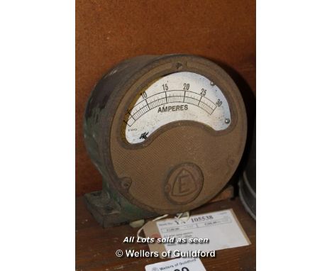 *VINTAGE AMP METER AND DIALS
