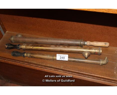 *THREE ANTIQUE GARDEN SPRAYERS