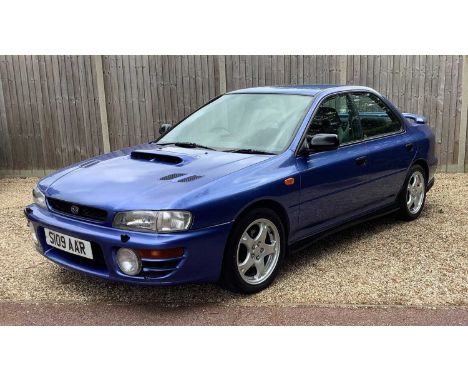 A 1998 Subaru Impreza Turbo 2000 AWD four-door saloonRegistration No. S109 AARChassis No. JF1GC8KD3WG031646Engine No. 253680O