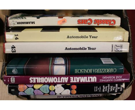 Assorted motoring volumes, to include Automobile Year Nos.14 &amp; 43, Ultimate Automobiles published by Haynes, Man &amp; Mo