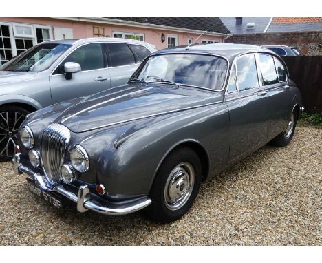 A 1968 Daimler V8-250 Automatic Reg no. MHP573FChassis No. P1K2664BWEngine No. 7K2756Odometer 42,800MOT 31/03/2023This Silver