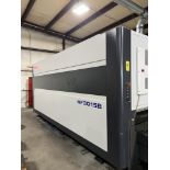Hymson 3,000 Watt Fiber Laser, Model HF3015, with 60" X 120" Dual Shuttle Table, MFSC-3000 Watt
