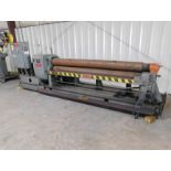 Webb Model R3L Power Plate Roll, s/n 8068, 8' X 1/4" Capacity, 8" Roll Diameter, Air Drop End
