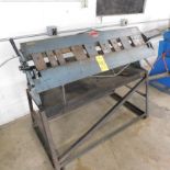 Connecticut Model U422 Box and Pan Brake, s/n 2743-8-94, 48" X 22 Gauge Capacity, 33" Finger