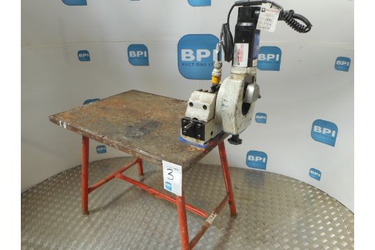 GEORG FISCHER RA 4 032556 PIPE CUTTING/ BEVELING MACHINE AND TUBE SAW