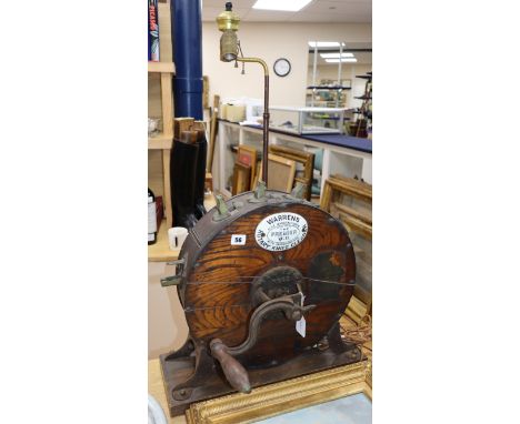 A Warren's rotary knife cleaner converted lamp