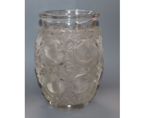 A Lalique 'Bagatelle' vase, signed height 17cm