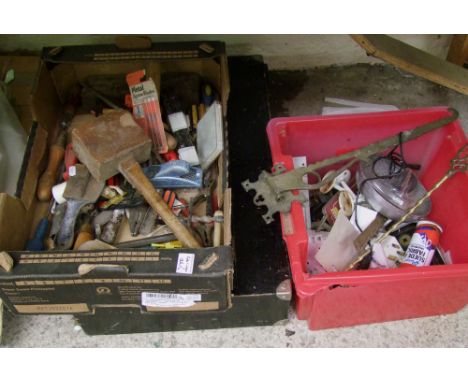 A collection of Woodworking and similar hand tools: 