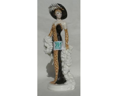 Royal Worcester for Compton Woodhouse Hollywood Glamour Figure Liz: limited edition 
