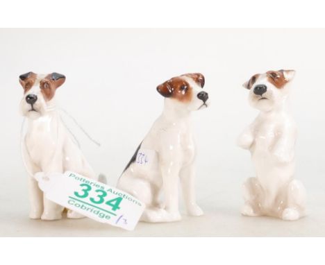 Three Royal Doulton K series terriers(3) 